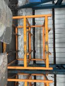 Orange Steel 3 Tier Racks