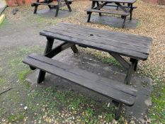 Wooden Double Sided Bench