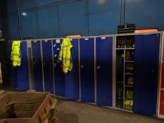 10 Tall Elite Blue Lockers