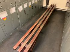 Group Of Assorted Wooden Benches