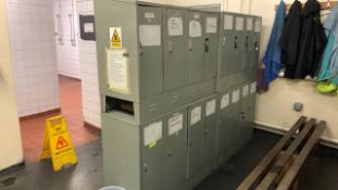 12 Grey Half Lockers
