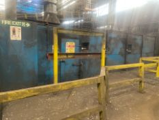 Shakeout Steel Conveyor and Hydraulic Ram