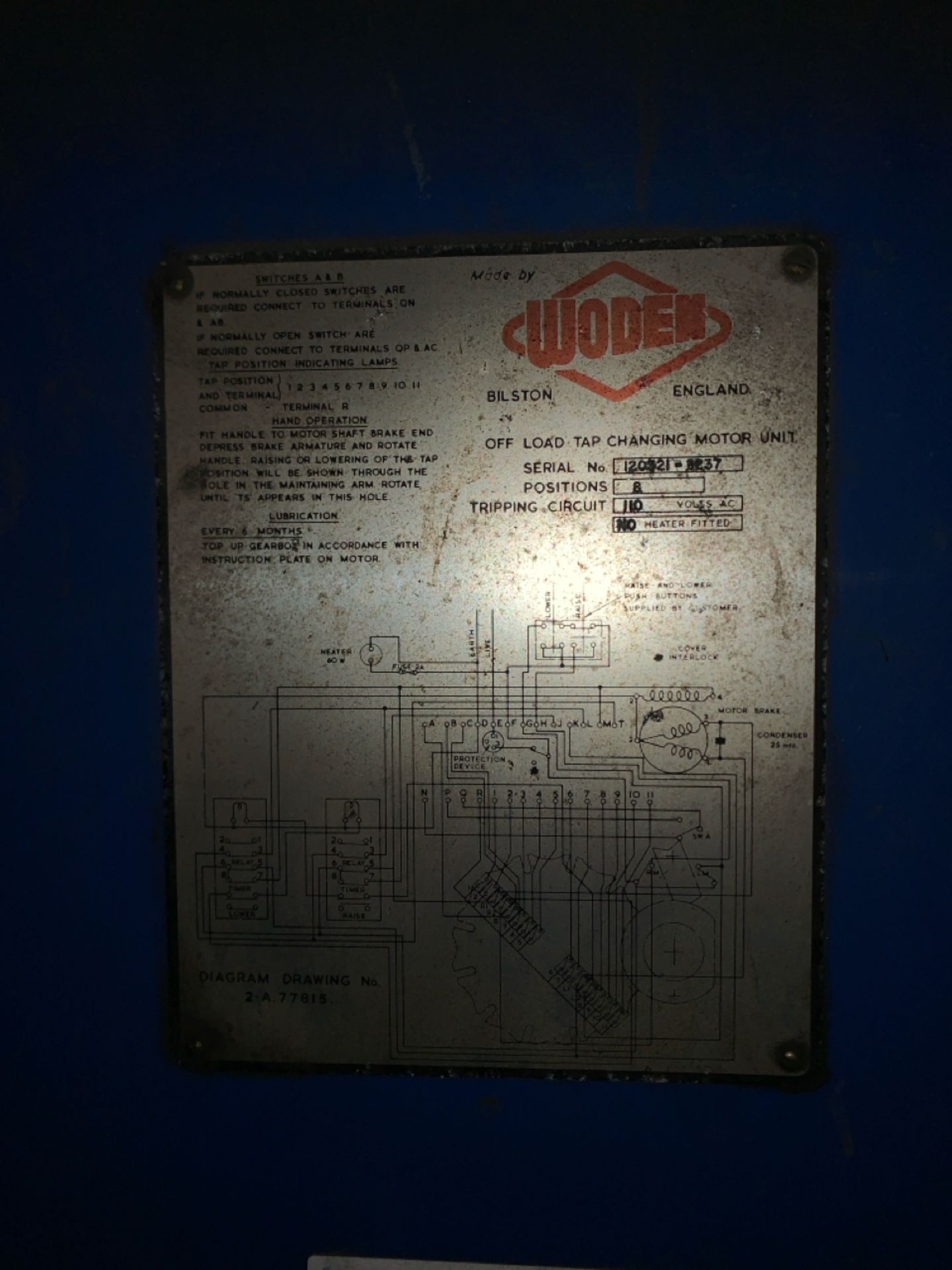 Woden 11KV Transformer 2 - Image 3 of 6