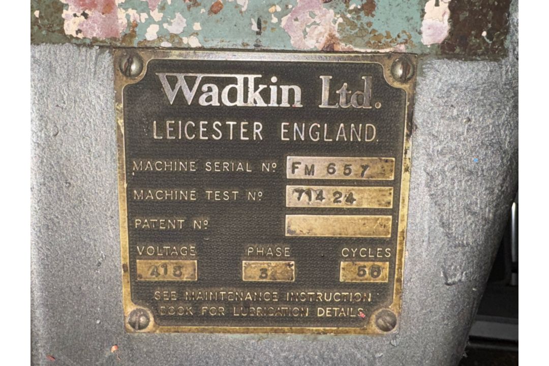 Wadkin Fm657 Slotted Planer - Image 9 of 9