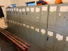8 Grey Half Lockers