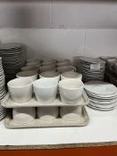 *NO RESERVE* Coffee Cups With Saucers x30