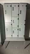 *NO RESERVE* 7 Locker Block In Grey