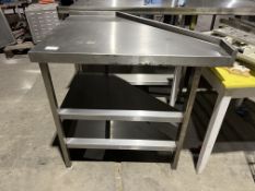*NO RESERVE* S/S Angled Table