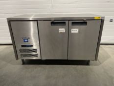 *NO RESERVE* Williams 2 Door Counter Refrigerator