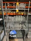 *NO RESERVE* Contents Of Shelving - Glasses & Jars