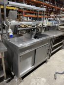 *NO RESERVE* Mobile Heated Cupboard And Gantry