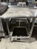 *NO RESERVE* S/S RH Feed Table With Racking