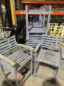 *NO RESERVE* Rustic Wooden Stools x6