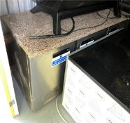 * NO RESERVE* Marble Top Fridge Unit - 3 Door