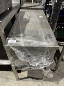 *NO RESERVE* S/S Double Shelf For Top Of S/S Bench