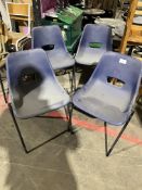 *NO RESERVE* Canteen Chairs x4