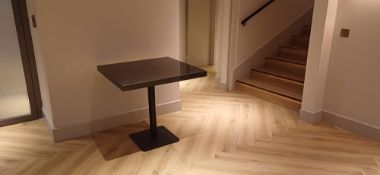 Artificial Marble Top Square Table-Exclusive From Bloomsbury Hotel