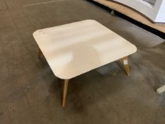 Low Curved Square Coffee Table