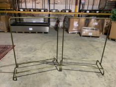 Pair Of Golden Clothes Rails