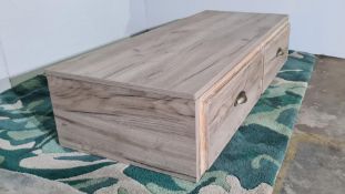 Wood Effect Plinth With Two False Draw Fronts x3