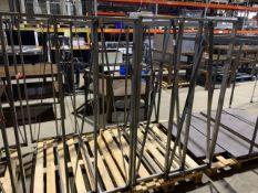 Industrial Steel Clothes Rails x4