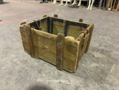 Wooden Display Crate