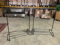 Pair Of Grey Clothes Rails