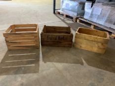 Assorted Wooden Crates