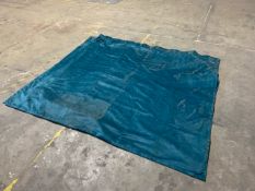 Turquoise Blue Curtains x3