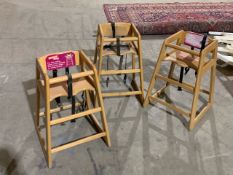 Wooden Highchair x1