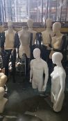 Assorted Mannequins x7