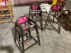 Wooden Highchairs x1
