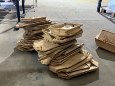 Assorted Jute Storage Bags x4