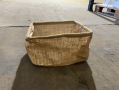 Assorted Jute Storage Bags x4