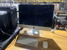Apple Mac A1418 21.5 Inch With Keyboard & Mouse