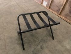 Black Metal Suitcase Holder
