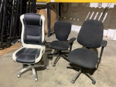 Assorted Office Chairs x3