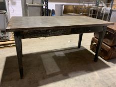 Steel Table With Drawers