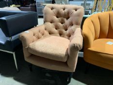 Orange Poppy Armchair