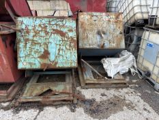 Standard Fork Truck Tipping Skip x5