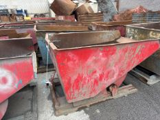 Standard Fork Truck Tipping Skip x2