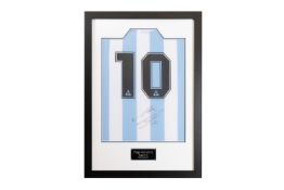 Diego Maradona Signed Argentina Shirt
