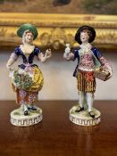 Title Pair Of C18th Derby Figures