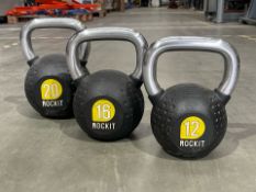 Rockit 12, 16 & 20kg Kettlebells