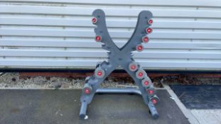 Xscape Rack & Dumbbells