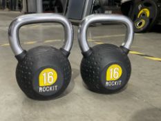 Pair Rockit 16kg Kettlebells