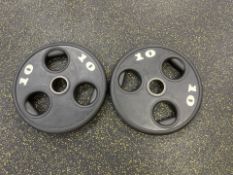 2 x 10kg Plates