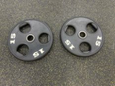 2 x 15kg Plates