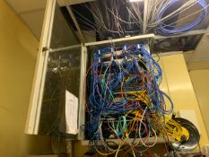 Networking Small Rack Cabinet & Contents
