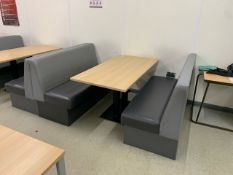 Grey Booth Style Seats & Table